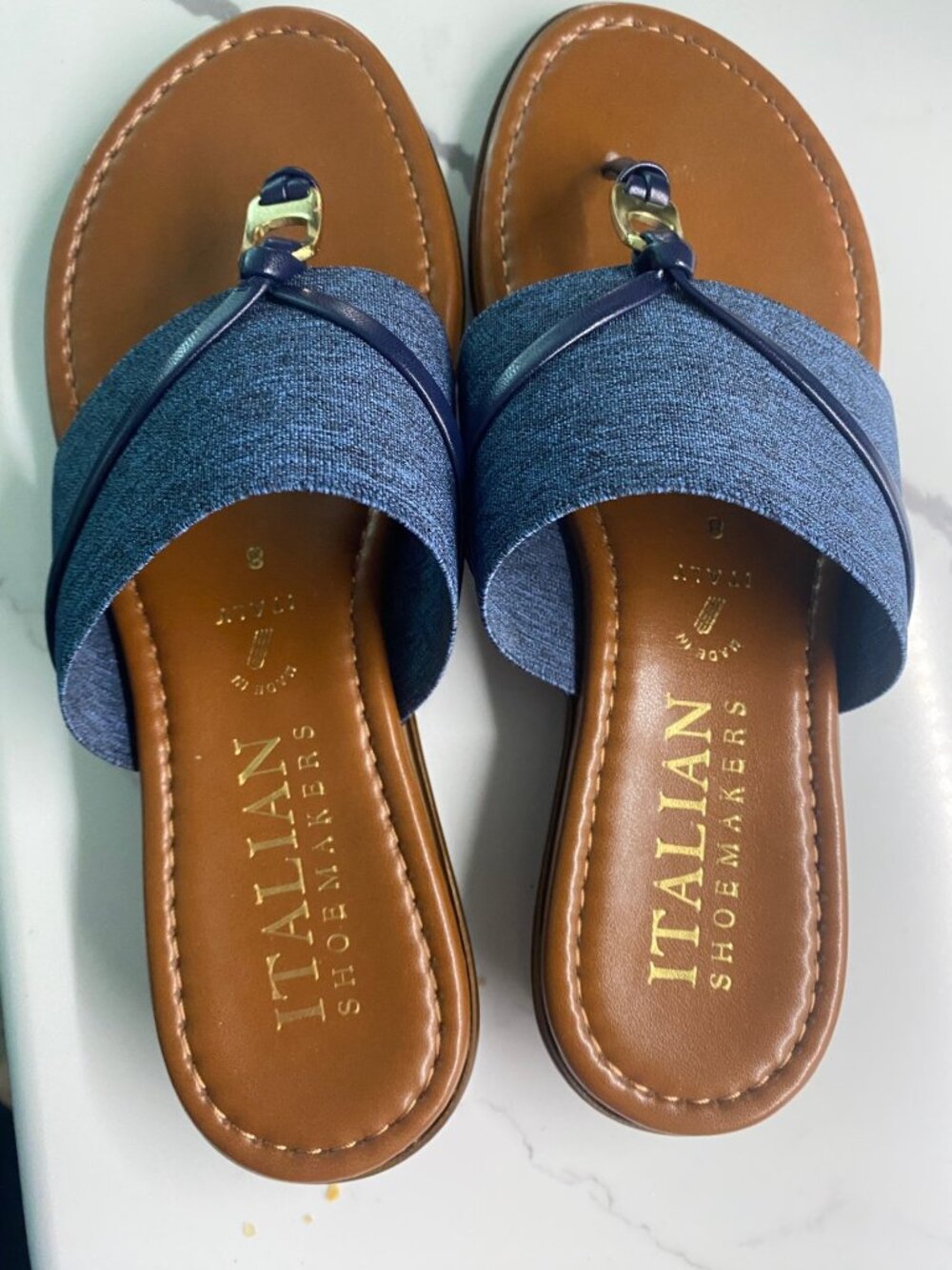 Italian Shoemakers Mattea Denim Sandal